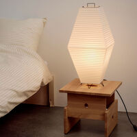 Paper Shade Prism lampskärm 110 cm, vit