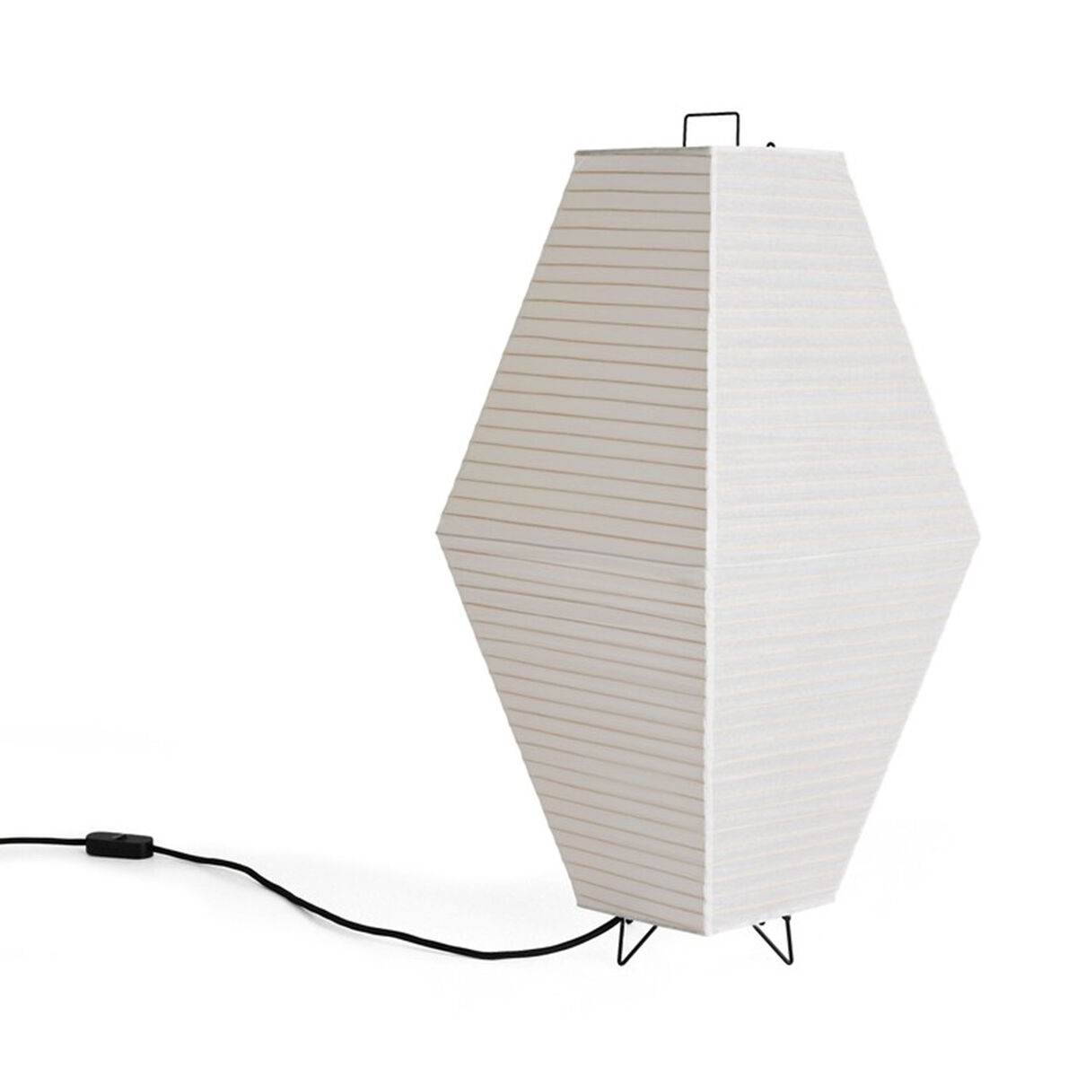 Paper Shade Prism bords-/golvlampskärm 66 cm, vit