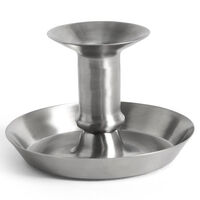 Flare Steel ljusstake liten, borstat stål