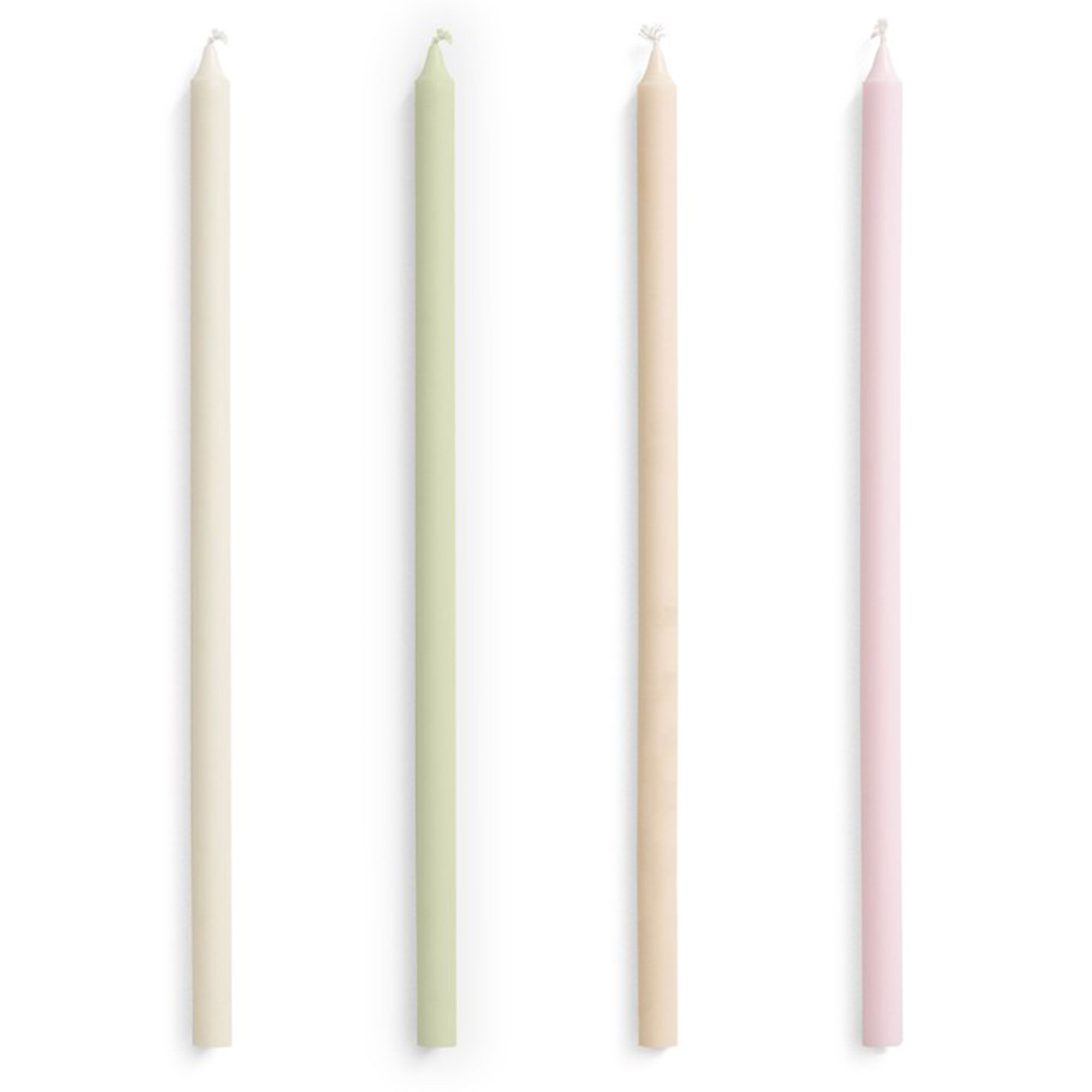Smala kronljus 4-pack, pastell