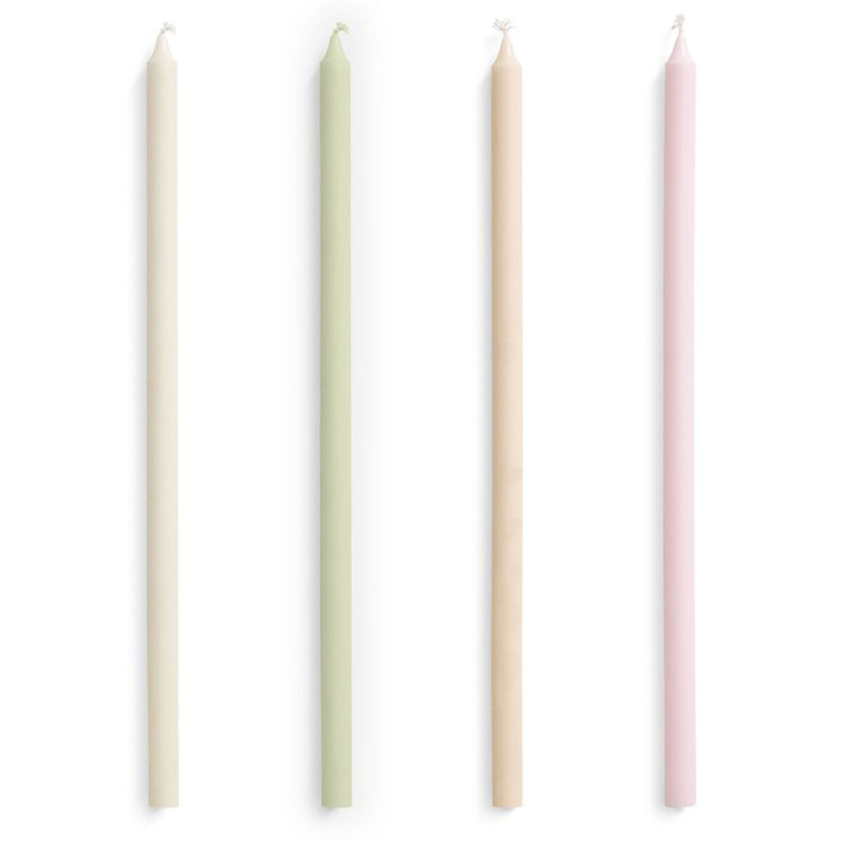 Smala kronljus 4-pack, pastell