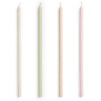Smala kronljus 4-pack, pastell