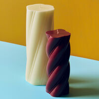 Soft Serve blockljus medium, bordeaux