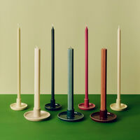Disc ljusstake small, chestnut brown