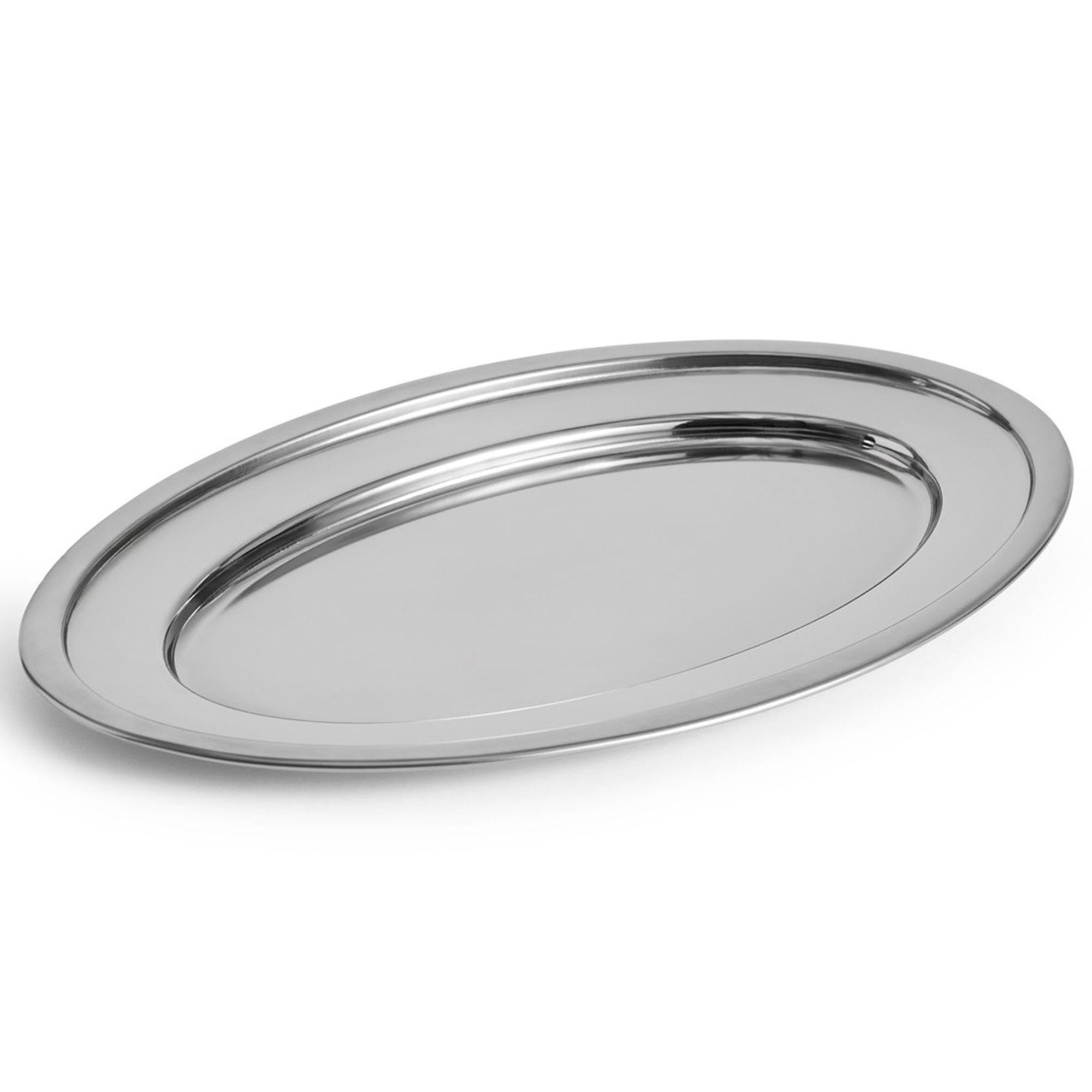 Hay Essential Steel ovalt serveringsfad, medium, rustfrit st&aring;l