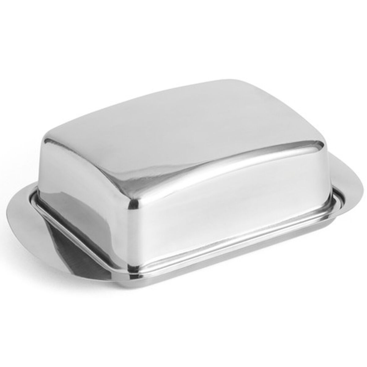 Essential Steel smørkrukke, rustfritt stål