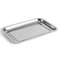 Essential Steel liten rektangulär bricka 26 × 18 cm, rostfritt stål
