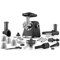 Multipower Series 6 MFWS682B köttkvarn, svart/silver