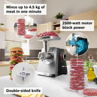 Multipower Series 8 MFWS820M kødkværn, rustfrit stål