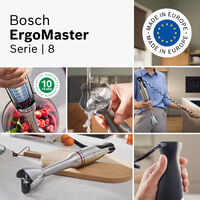 ErgoMaster Series 8 MSM8M914 stavblender, rustfrit stål