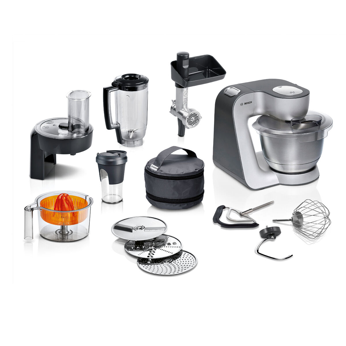 Bosch Serie 4 MUM58359 køkkenmaskine 3,9 l + ekstra tilbehør, sølv