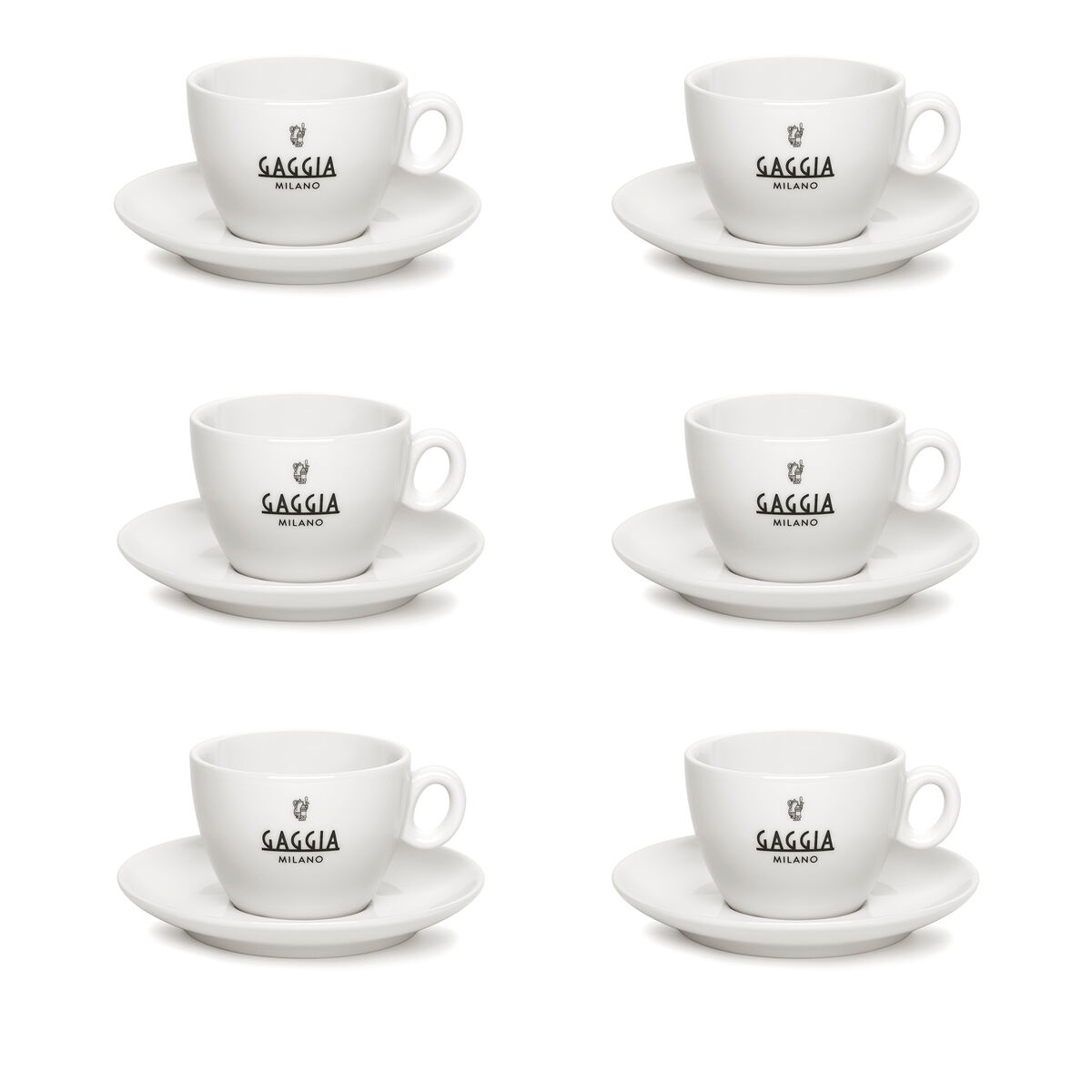 Espressokop, hvid, 6 stk.