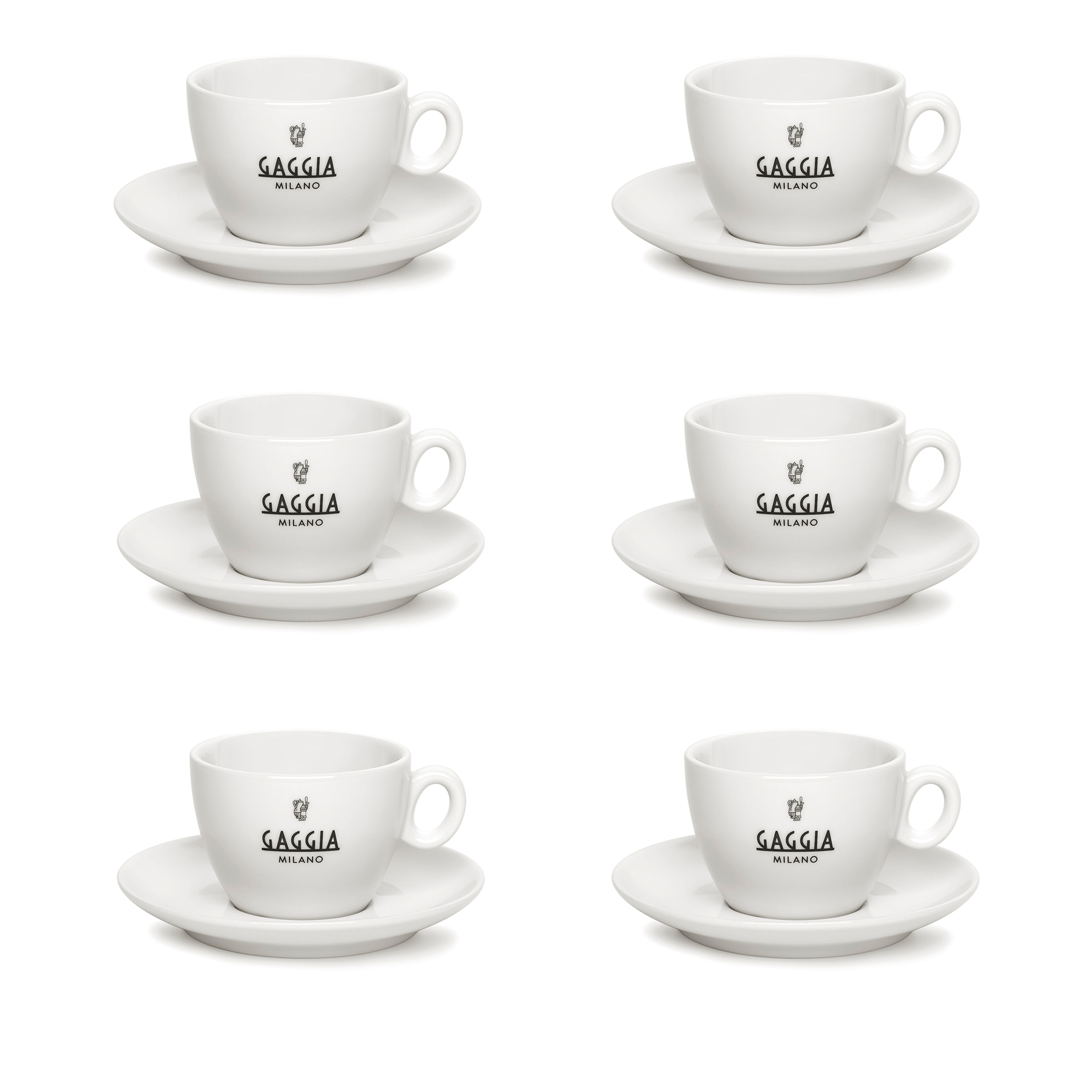 Espressokop, hvid, 6 stk.