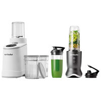 Chill NBD0503W ismaskine & Ultra NB1206DG personlig blender, hvid/grå