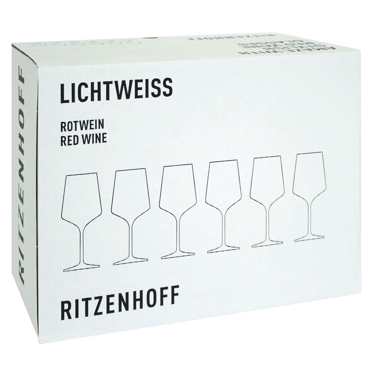 Ritzenhoff Lichtweiss rødvinsglas 54 cl, 6 stk.