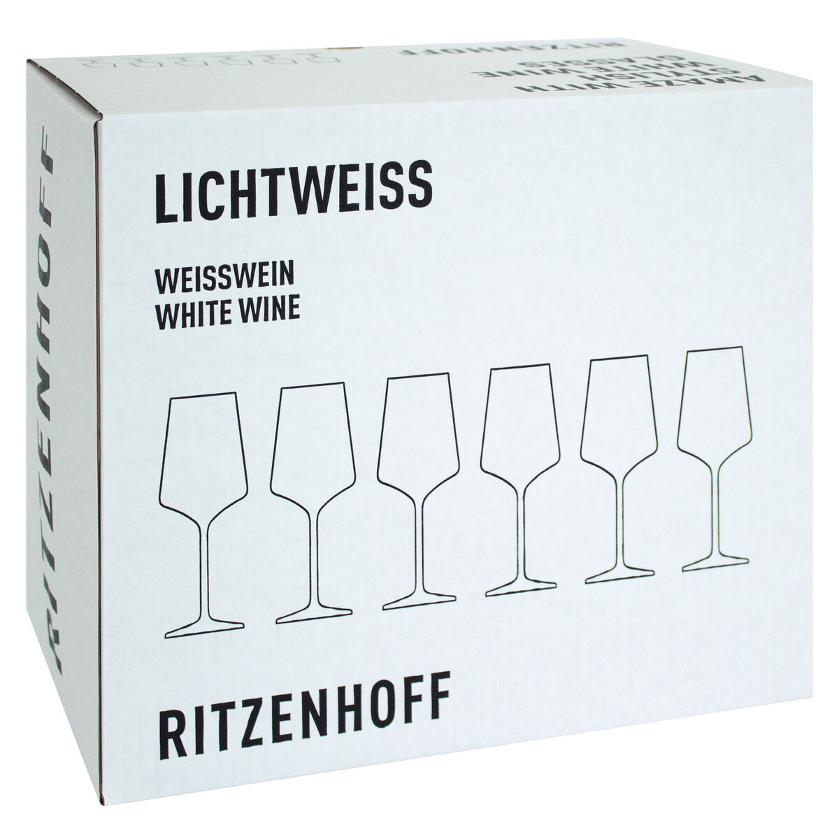 Ritzenhoff Lichtweiss hvidvinsglas 40 cl, 6 stk.