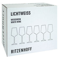Ritzenhoff Lichtweiss hvidvinsglas 40 cl, 6 stk.