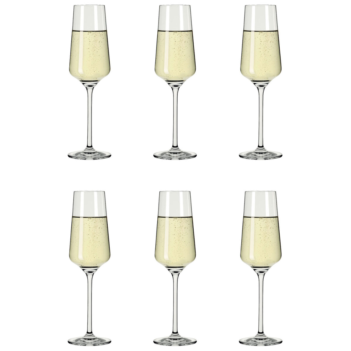 Ritzenhoff Lichtweiss champagneglas 23,3 cl, 6 stk.