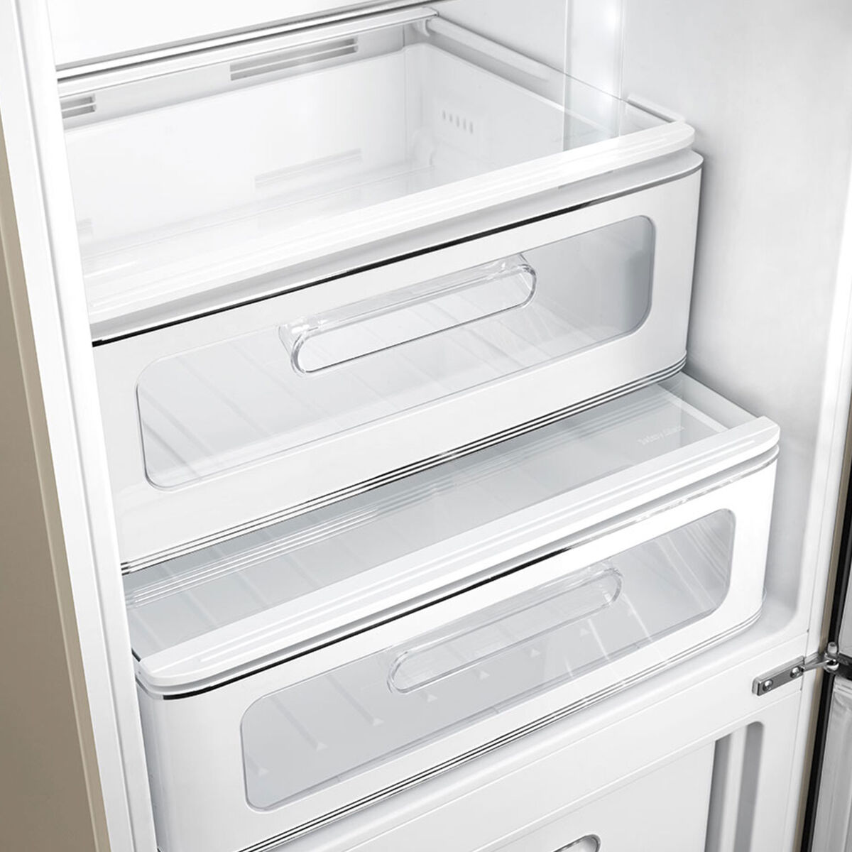Smeg kombineret køle- og fryseskab FAB32RMLM6, højrehængt, 197 cm — Moonlight mat