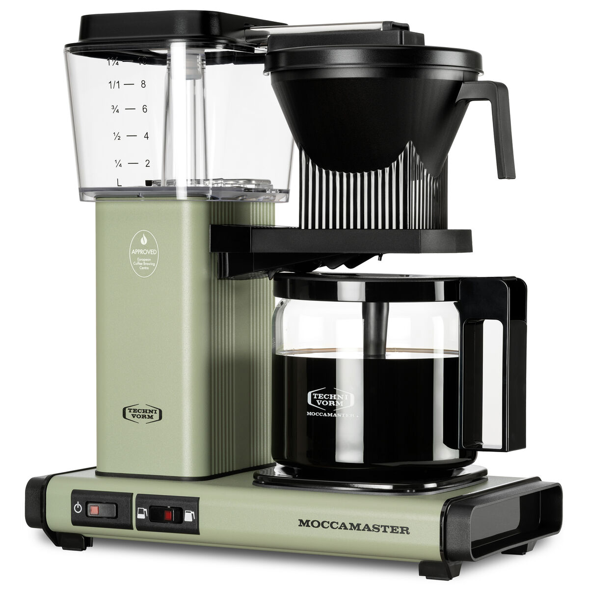Moccamaster Optio kaffebryggare 1,25 liter, eukalyptus