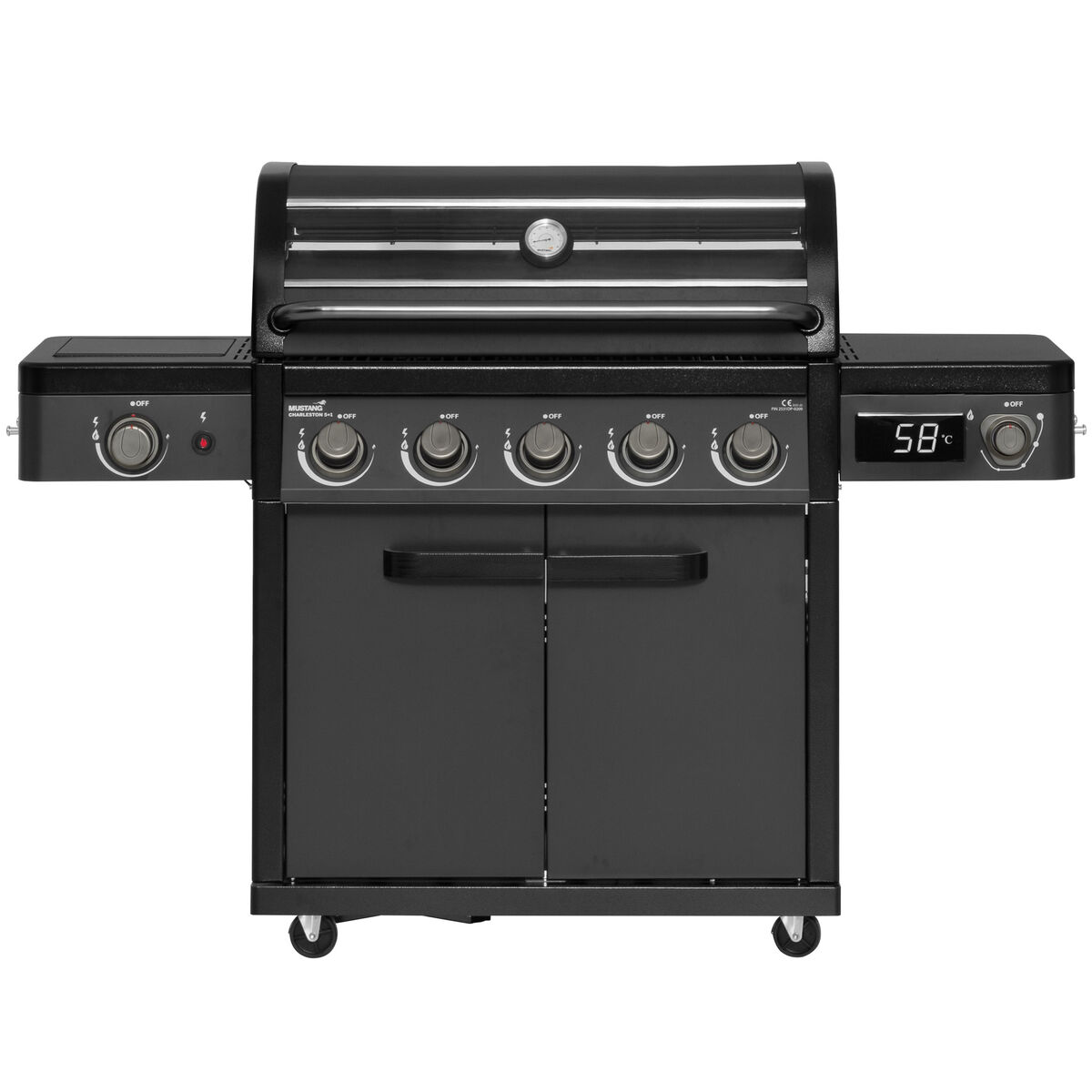 Charleston gasgrill 5+1