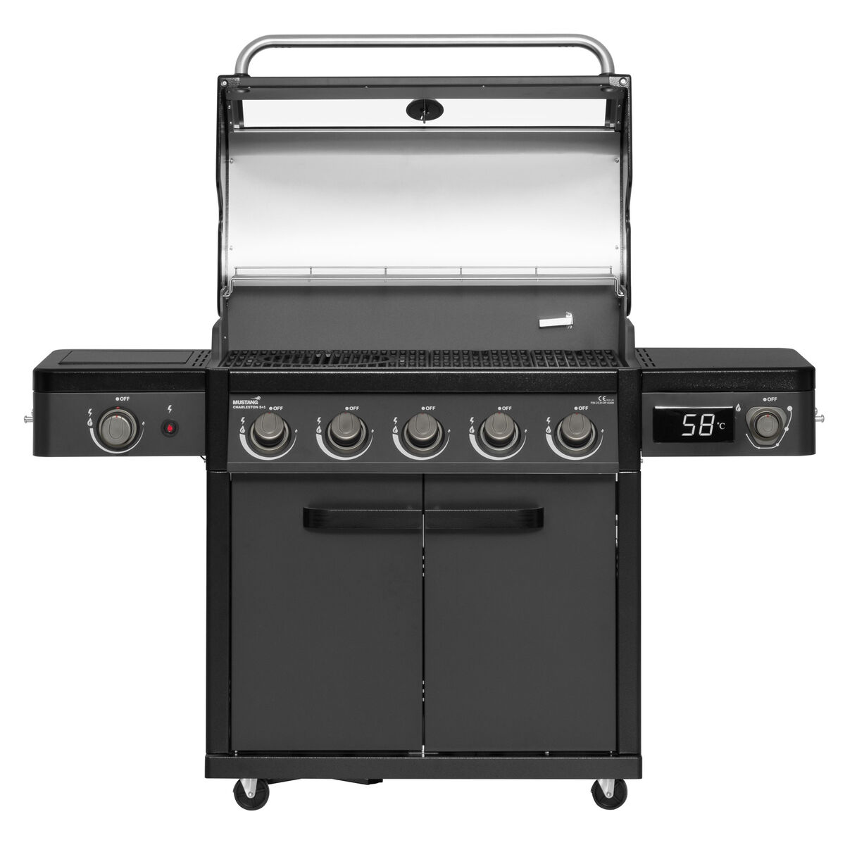Charleston gasgrill 5+1