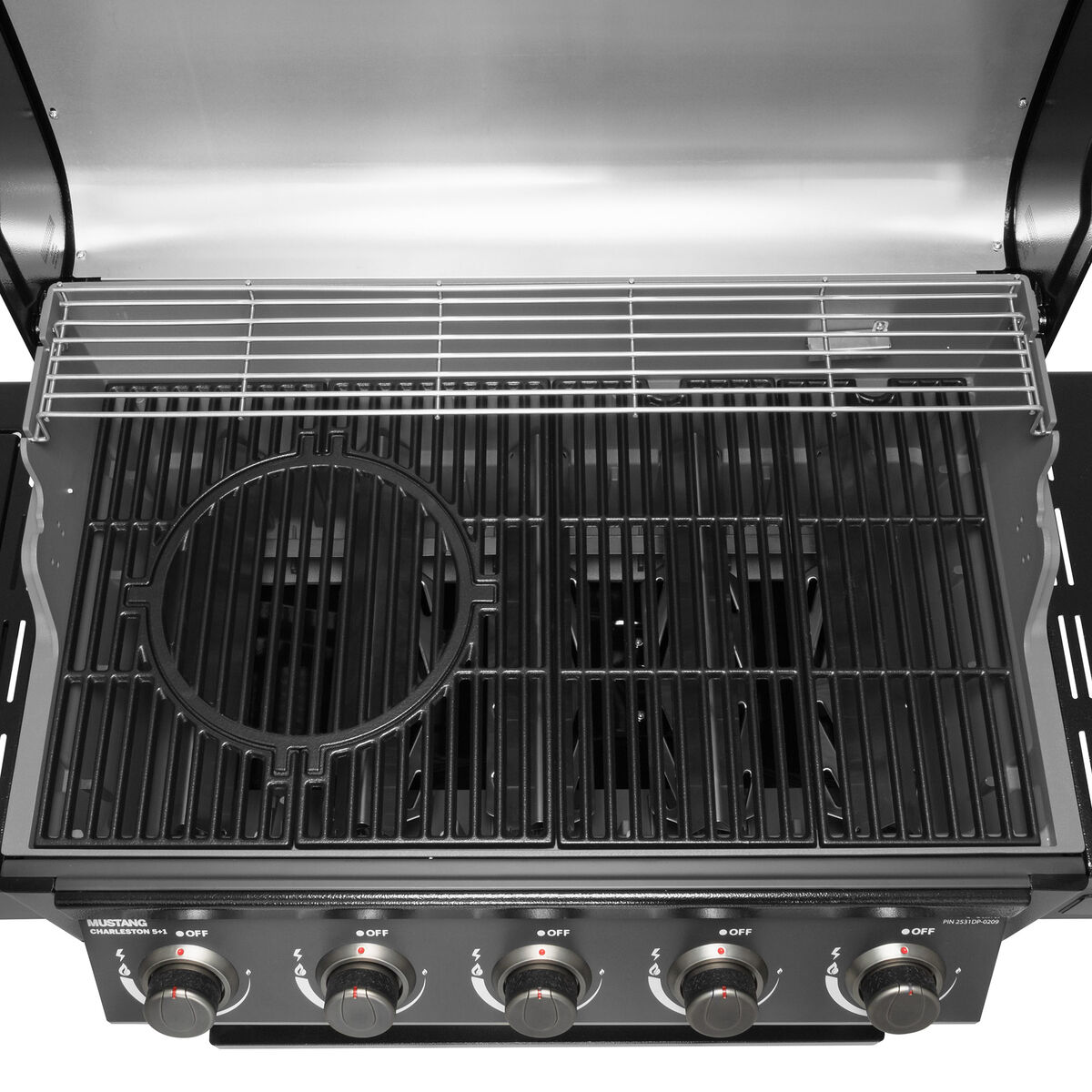 Charleston gasgrill 5+1