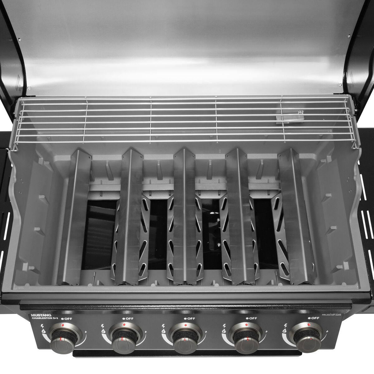 Charleston gasgrill 5+1