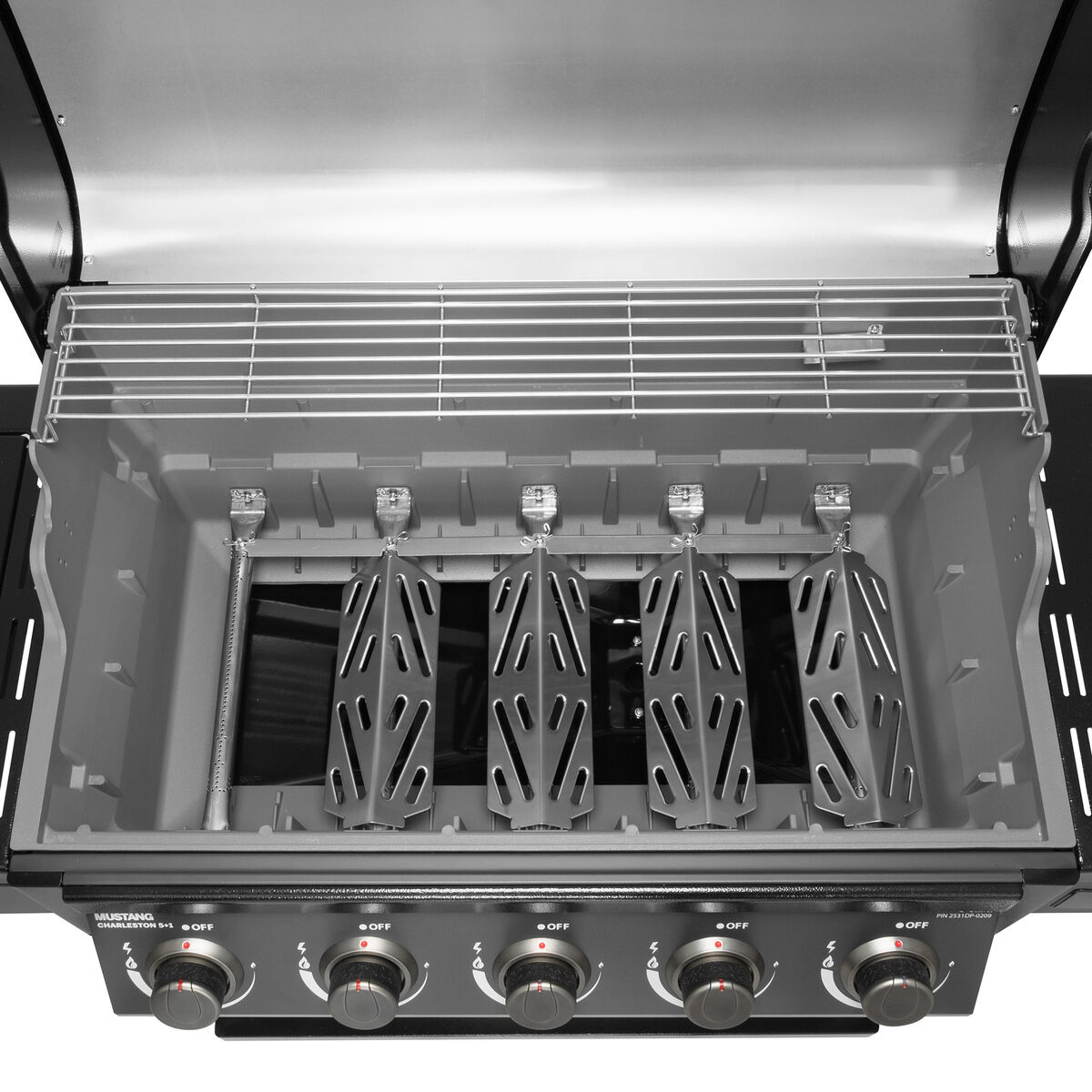 Charleston gasgrill 5+1