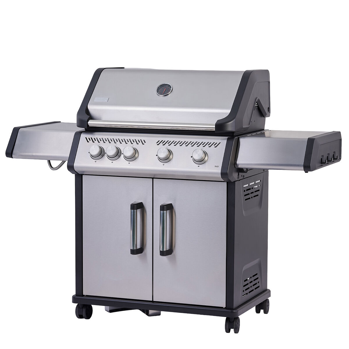 X401 gasgrill, sort
