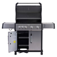 X401 gasgrill, sort
