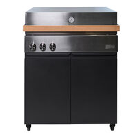 Bluegaz Z gasgrill, rustfrit stål/sort