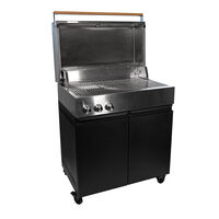 Bluegaz Z gasgrill, rustfrit stål/sort