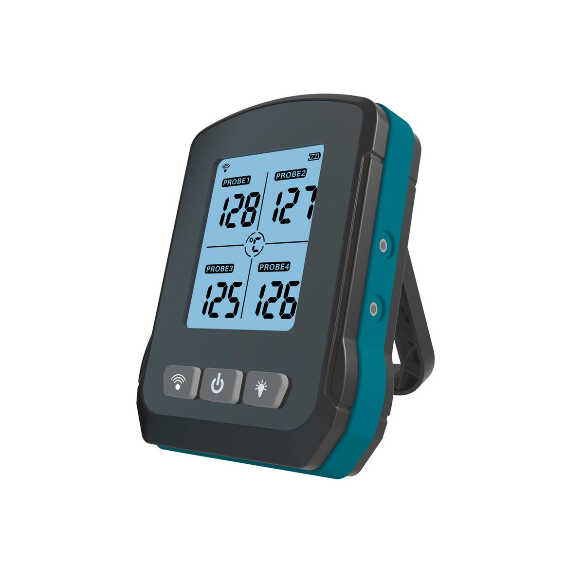 Trådløs grilltermometer med 4 temperatursonder