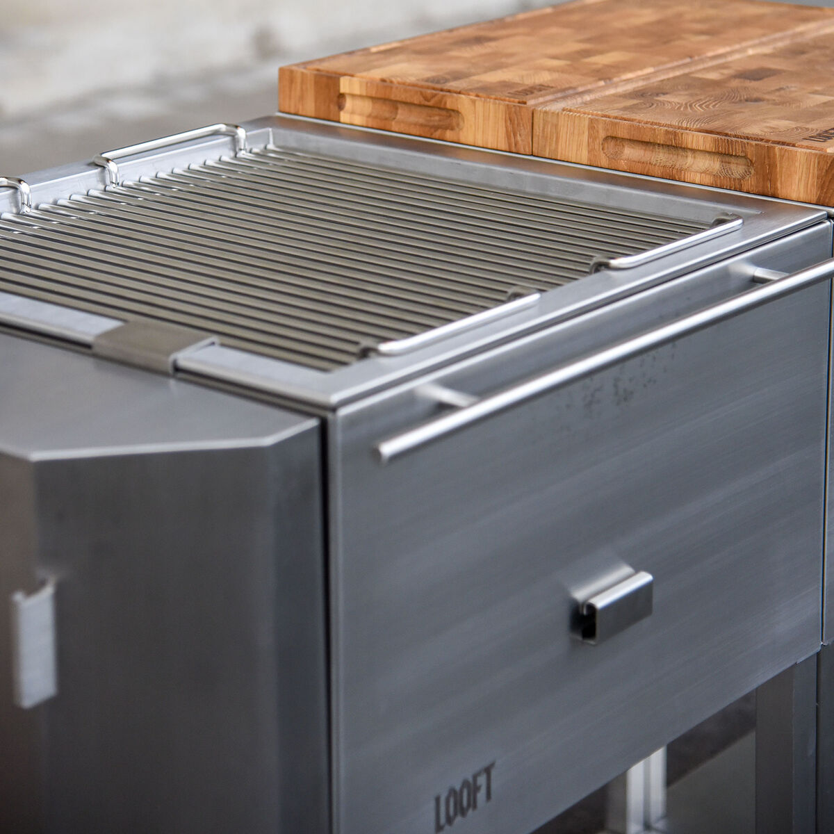 Looft kulgrill til udekøkken, rustfrit stål