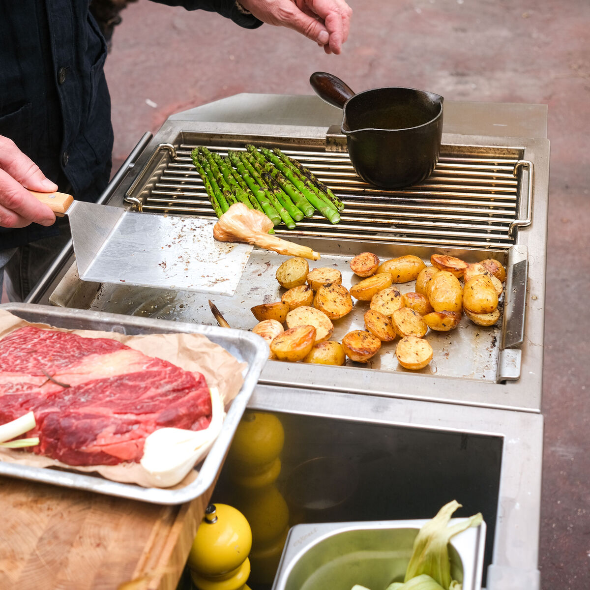 Looft kulgrill til udekøkken, rustfrit stål