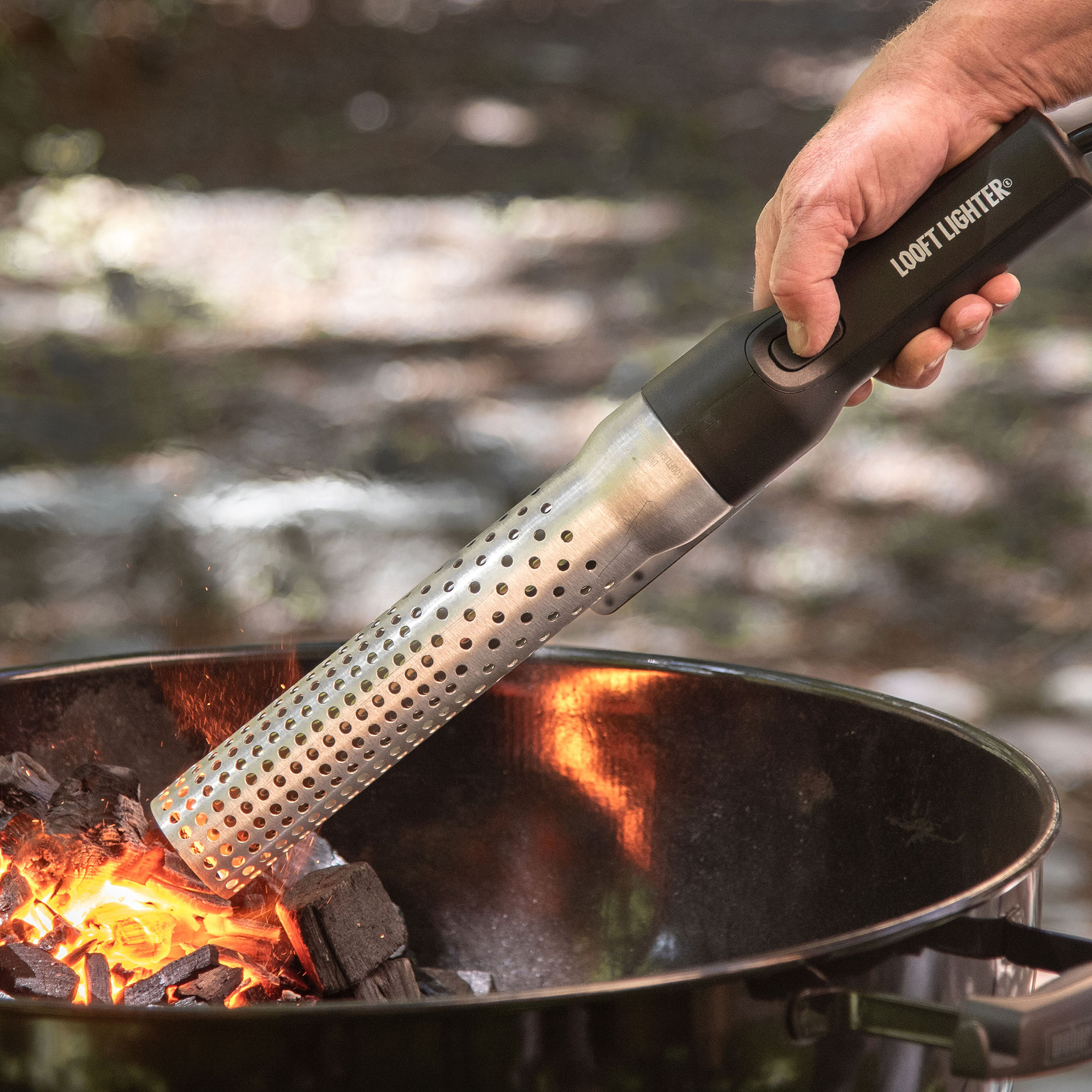 Looft Looftlighter Classic elektrisk grilltænder, sort/stål