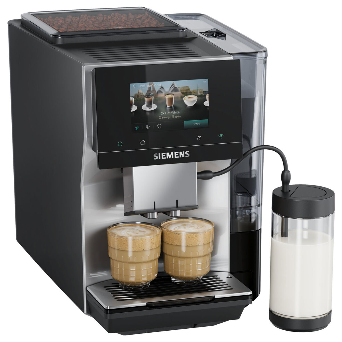 EQ700 iAroma TP725EM7 fuldautomatisk espressomaskine, rustfrit stål