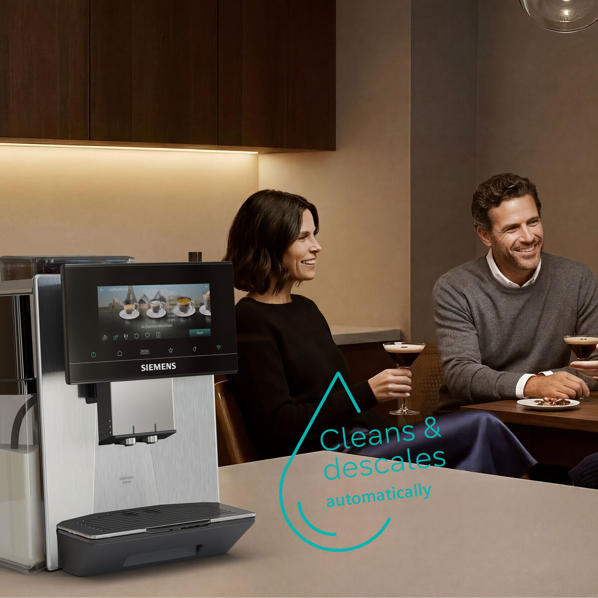 EQ900 plus iAroma TQ923EZ3 fuldautomatisk espressomaskine, inox