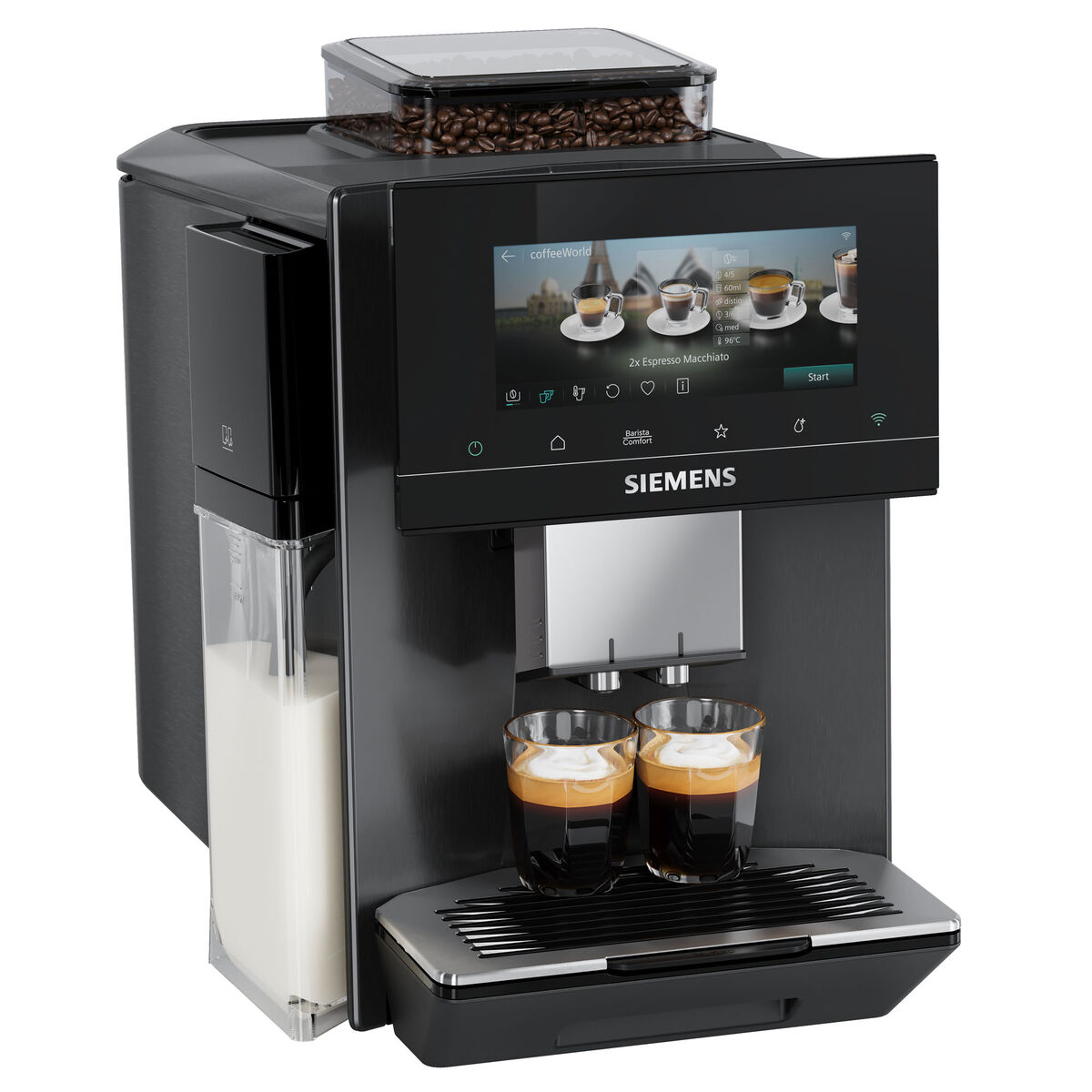 EQ900 plus iAroma TQ925EZ5 fuldautomatisk espressomaskine, Dark Inox