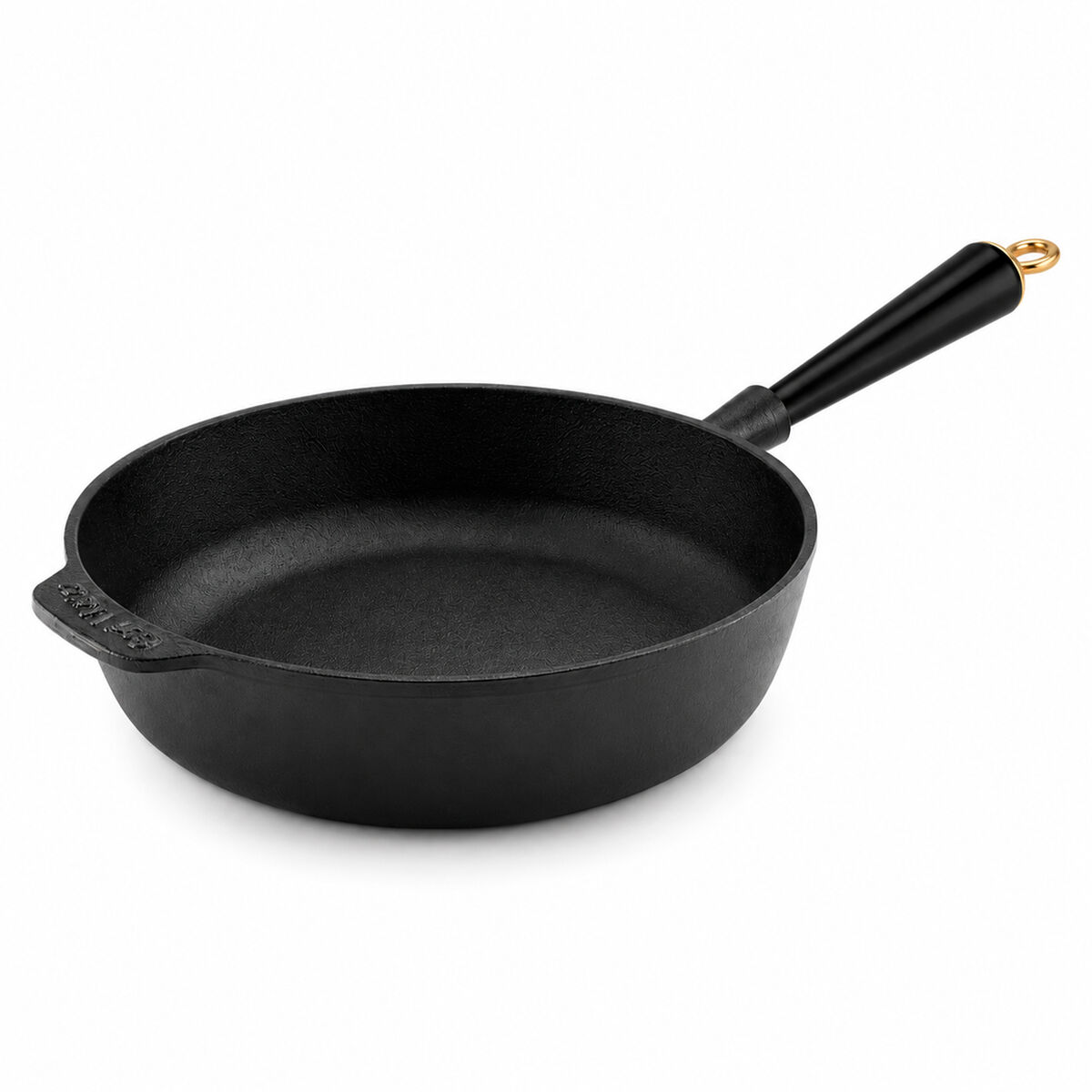 Gold traktørpande 25 cm, støbejern