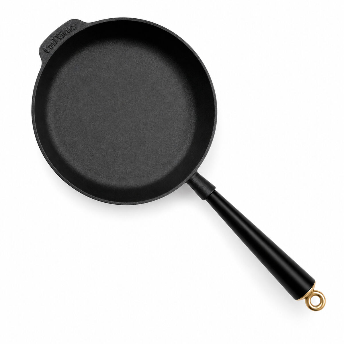 Gold traktørpande 25 cm, støbejern