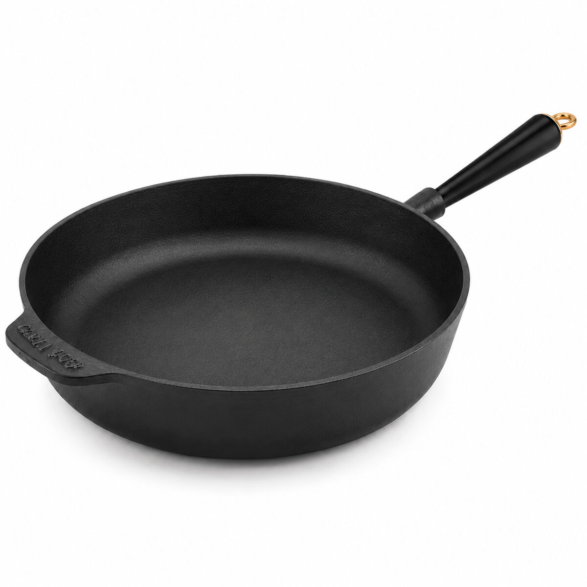 Gold traktørpande 28 cm, støbejern