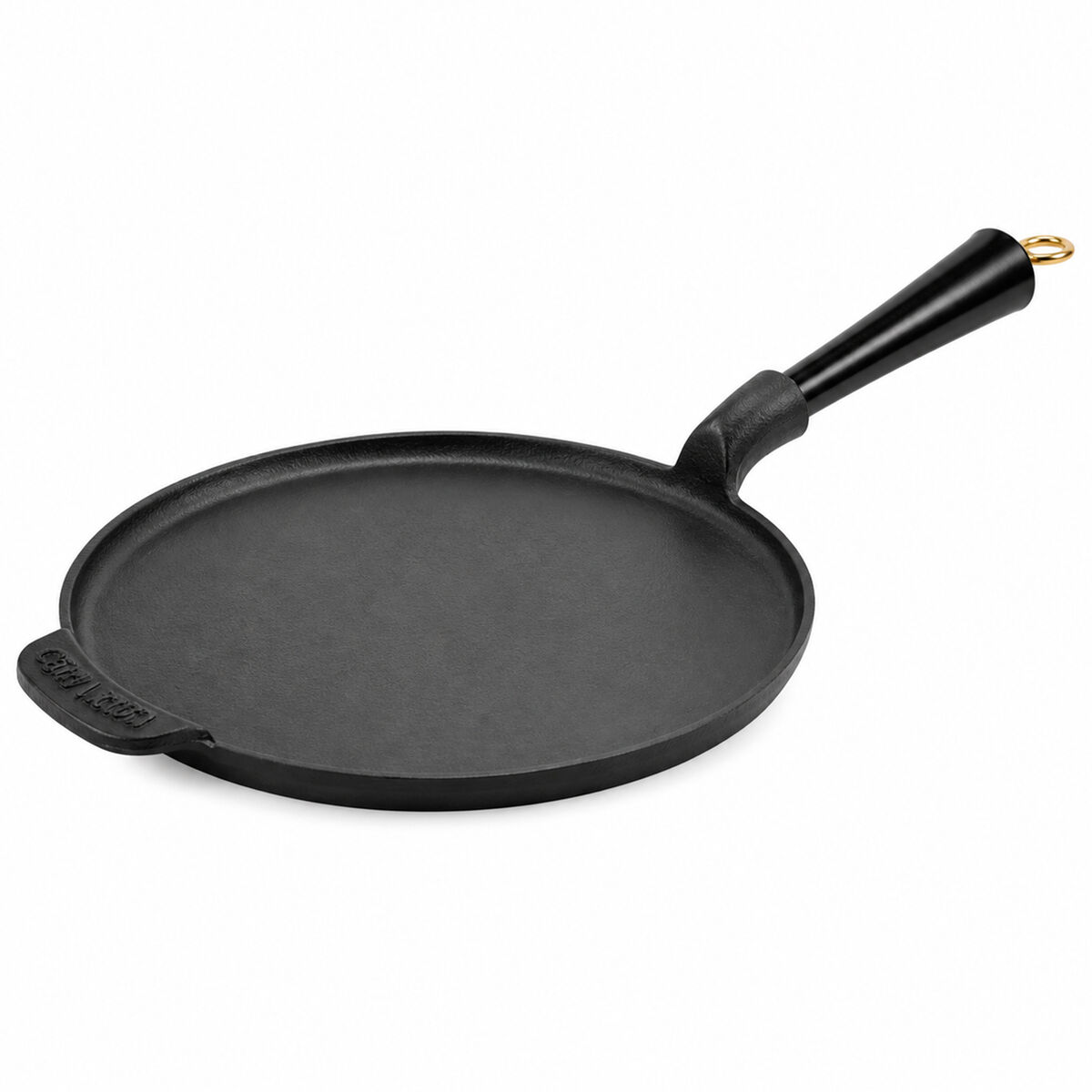 Gold pandekagepande 23 cm, støbejern
