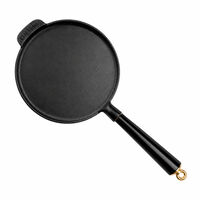 Gold pandekagepande 23 cm, støbejern