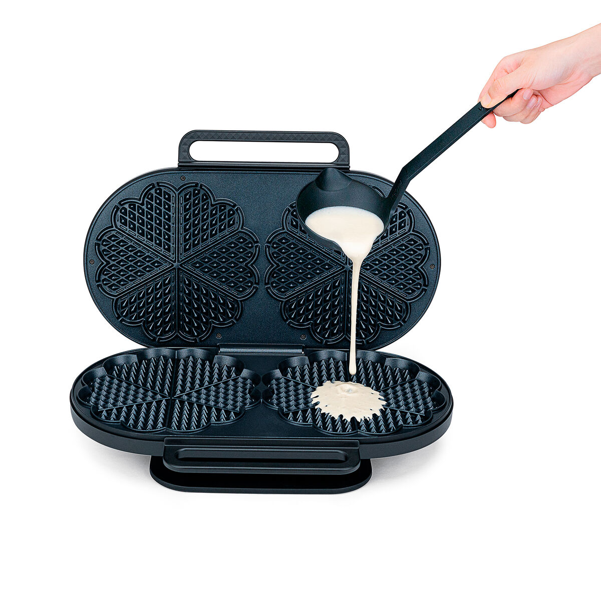 Wilfa WM6DB-220P Grand Double vaffeljern, sort