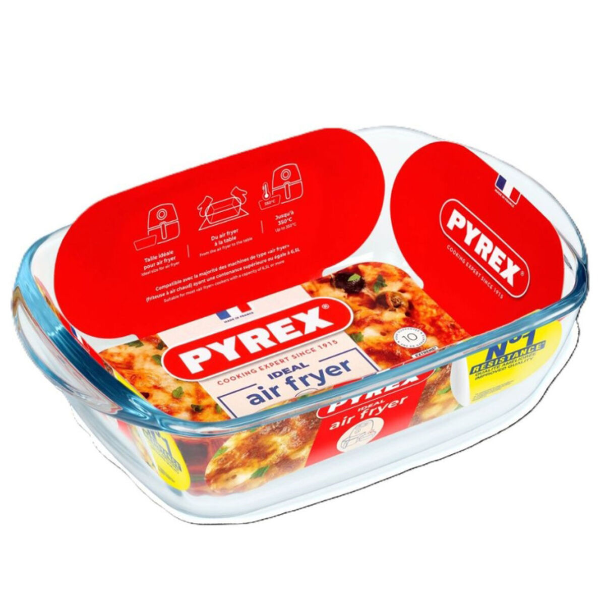 Firkantet ovnfast form 25 cm