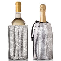 Active vin- og champagnekøler 2-pak, sølv