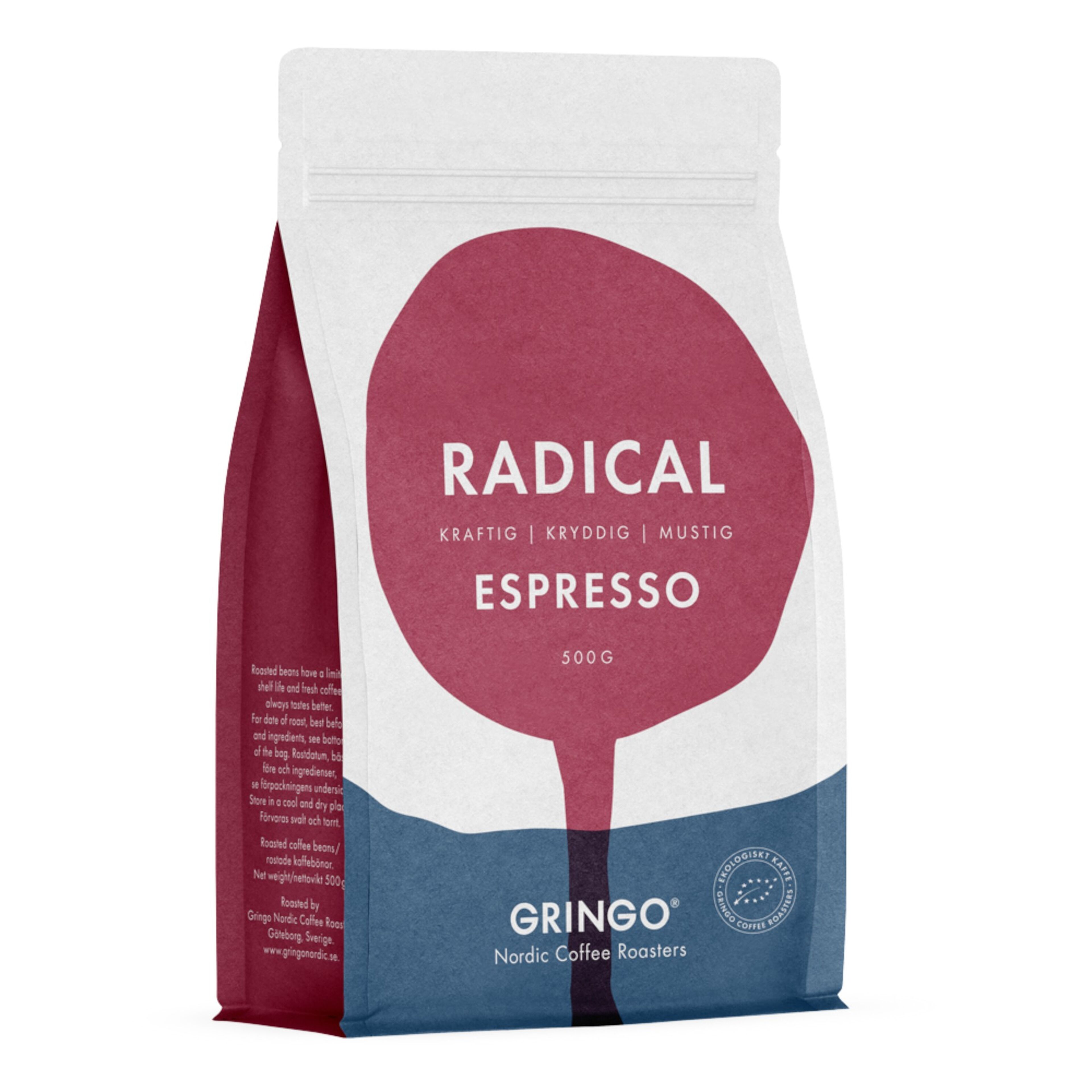 Radical Espresso kaffebønner 500 g
