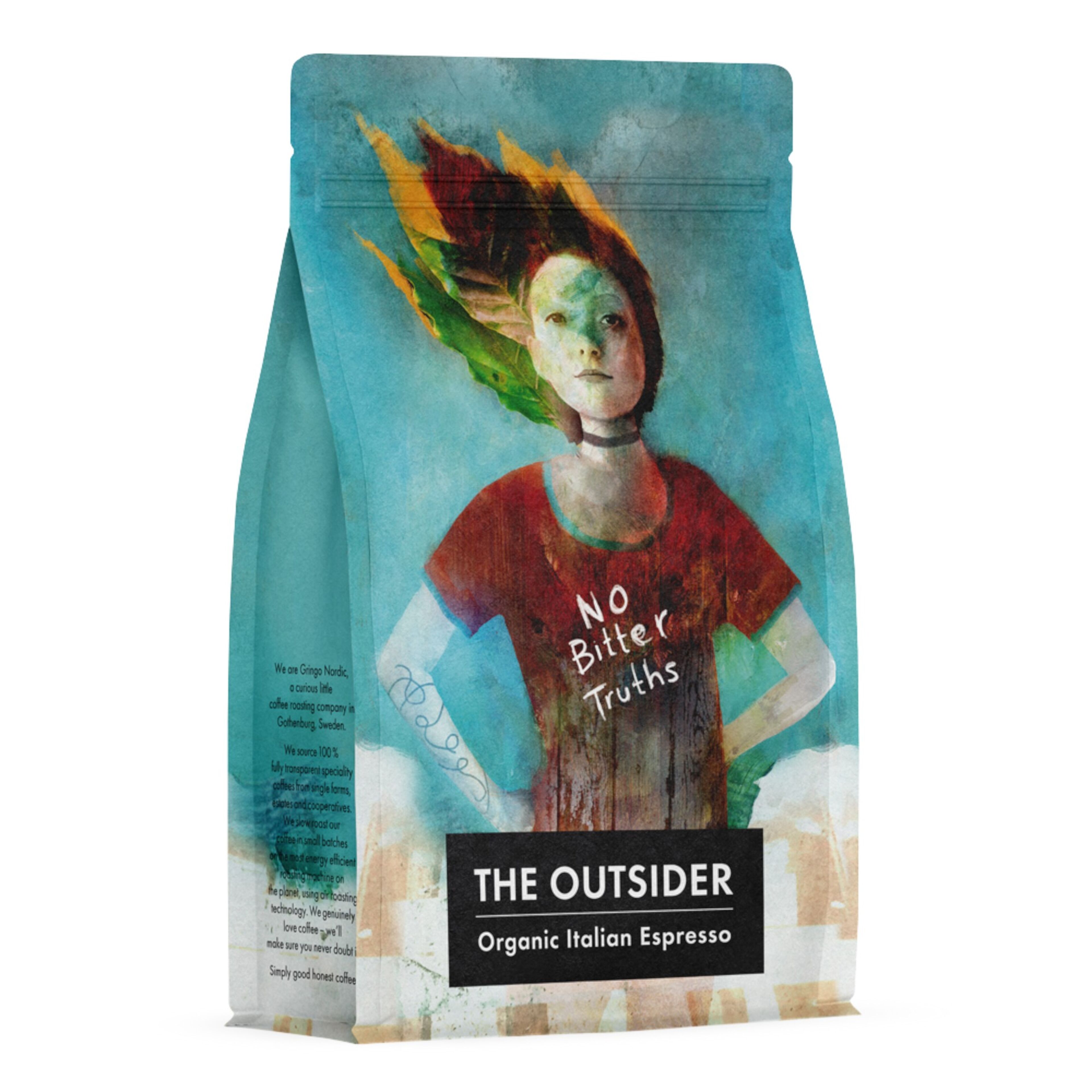 The Outsider kaffebønner 500 g